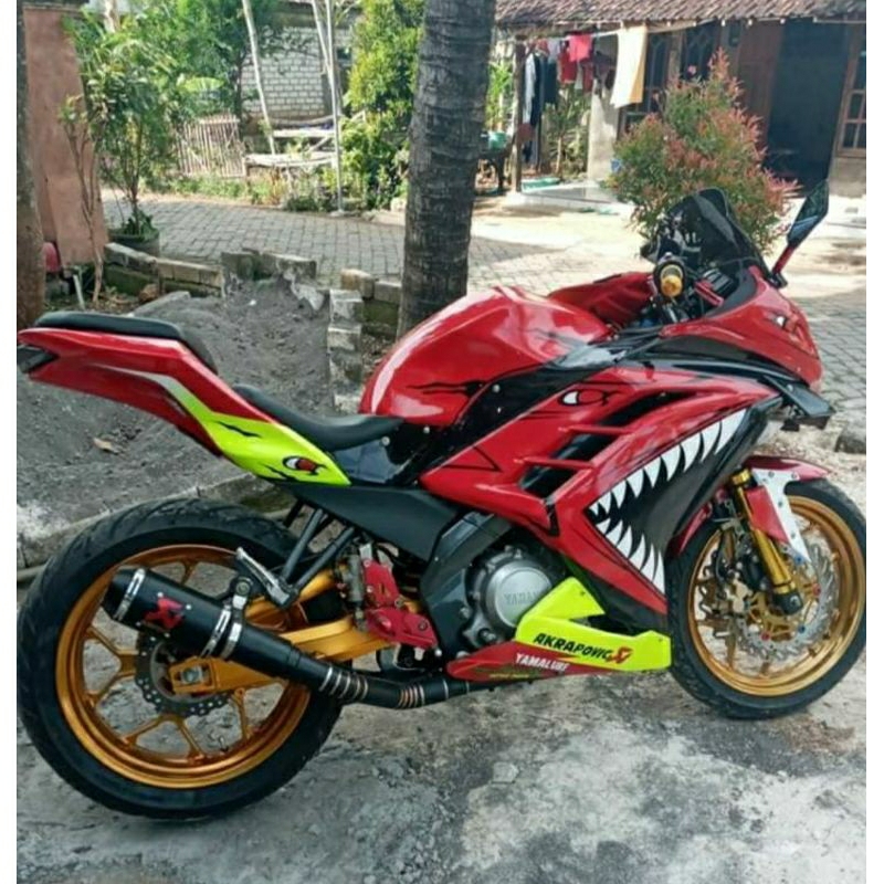 PAKET FULL FAIRING BODY CUSTOM UNTUK BYSON KARBU ALL VIXION MODEL NINJA 250FI