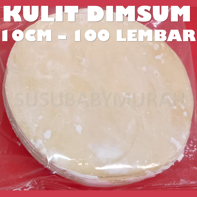 

KULIT DIMSUM SIOMAY UKURAN 10CM ISI 100 LEMBAR /PAK, [SUSU BABY MURAH]