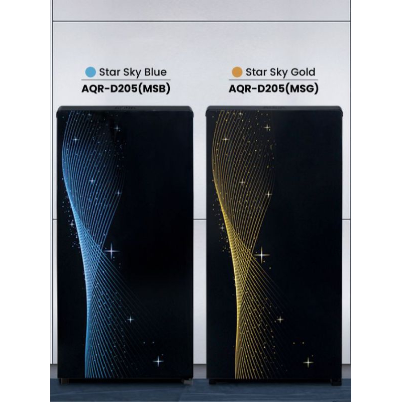 Kulkas AQUA AQR 205 MSG/MSB