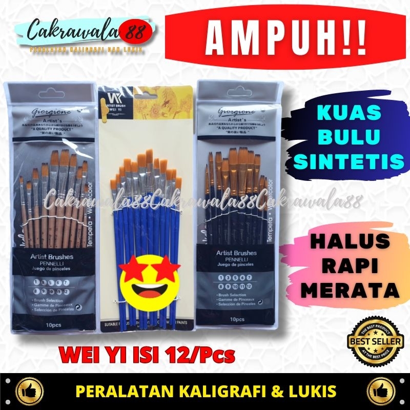 

Kuas Wei Yi/Kuas Lukis/Kuas Kaligrafi/Kuas Cat Air