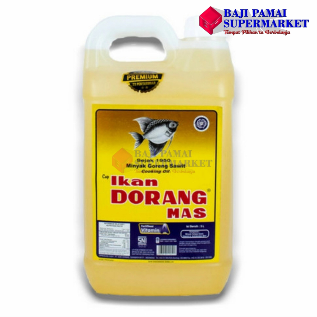 

Minyak Goreng Ikan Dorang Mas Premium 5 liter