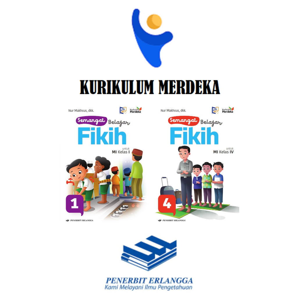 BUKU FIKIH SD MI KELAS 1 2 3 4 5 6 KURIKULUM MERDEKA ERLANGGA