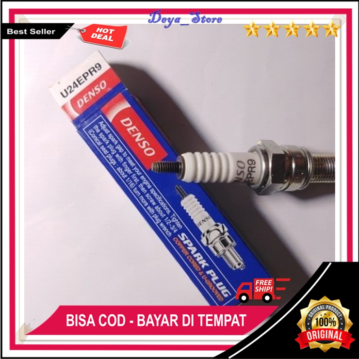 Busi Denso Honda Beat Scoopy Spacy Ori Busi Denso Motor Sonic 150 Supra X 125 Blade CS1 Revo Abs Ori