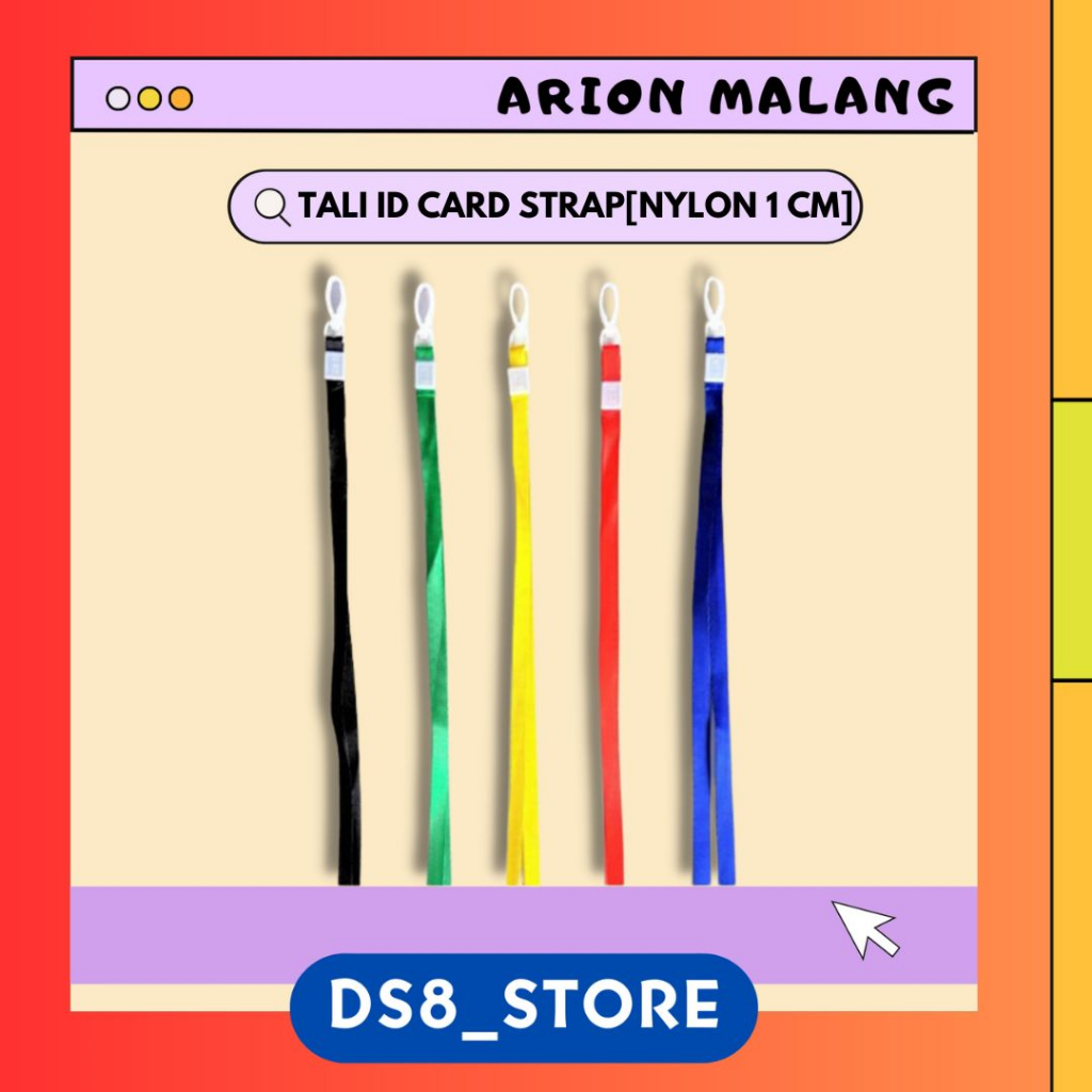 

TALI ID CARD Murah Ujung Plastik