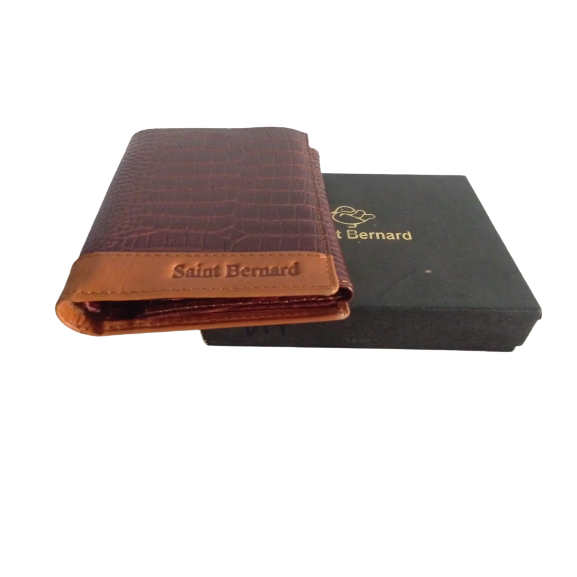 Dompet (0118016) saint bernard kulit asli