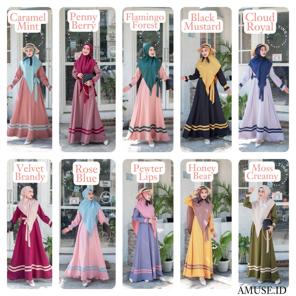 KINAN SET KHIMAR BY AMUSE.ID