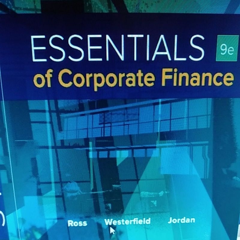

essentials of corporate finance 9e ross