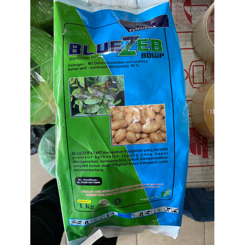 Fungisida blue zeb bluezeb 80WP 1kg mancozeb 80%