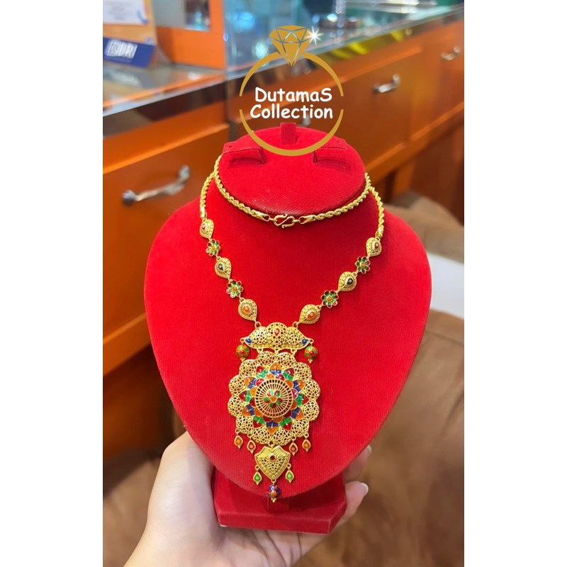 PROMO Kalung Dubai Berat 14gram Emas Asli Kadar 375% / 8k