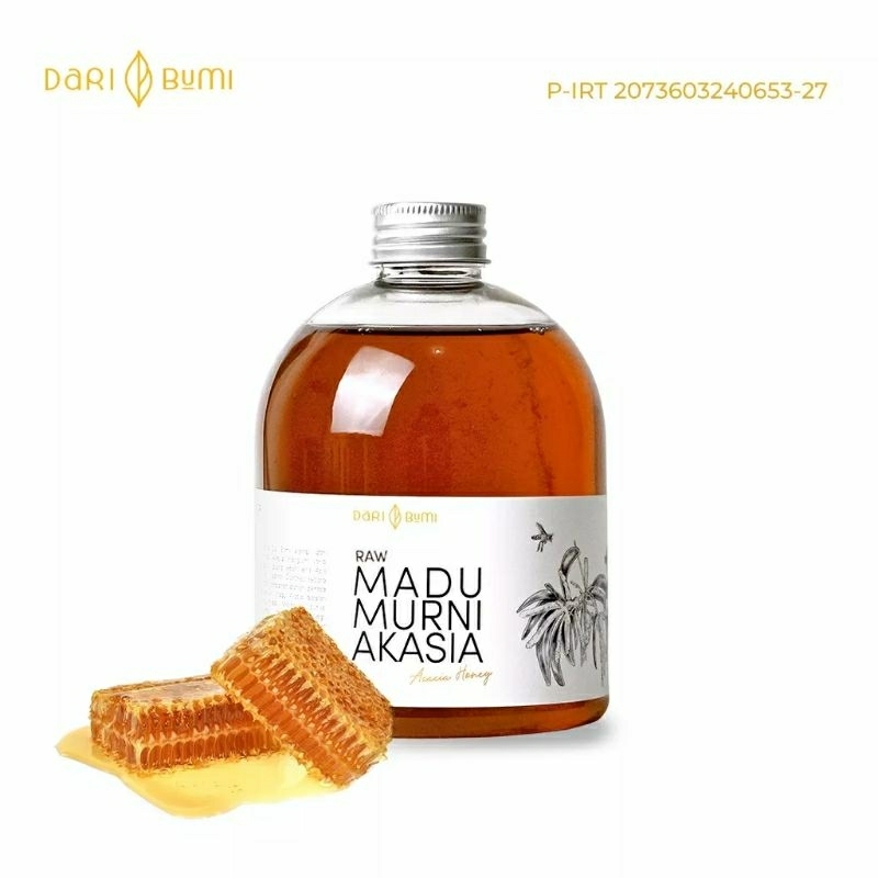 

Madu Akasia Asli100% Murni Herbal Alami Tanpa Bahan Campuran 650 gr