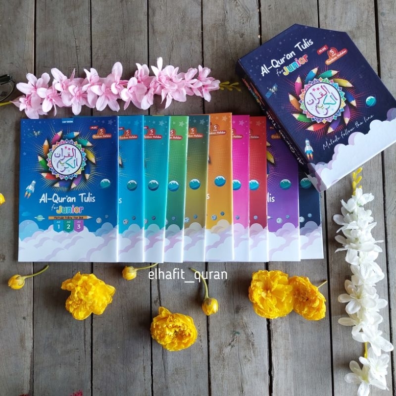 AlQuran Tulis For Junior 10 Jilid (PER 3 JUZ)/ AlQuran Tulis/ AlQuran Tulis Sendiri/ Tulis Sendiri M