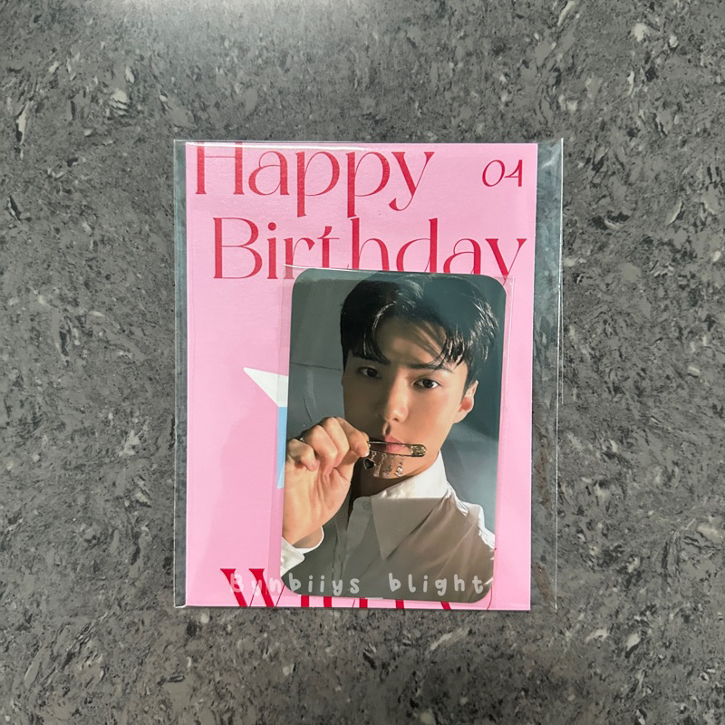[ READY STOCK ] EXO SEHUN CARD HAPPY BIRTHDAY