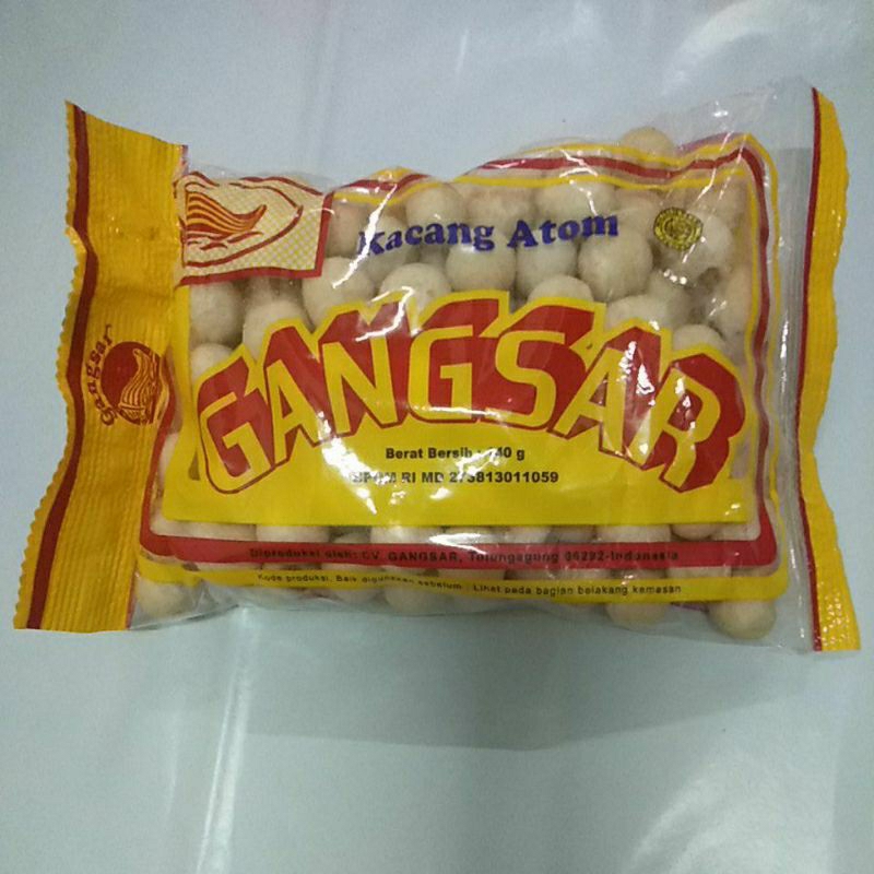 

Gangsar 140g, kacang atom