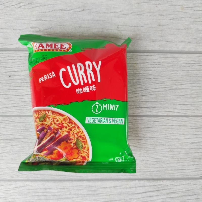 

Mamee Mie Instant Vegetarian Curry Vegan 1 Bungkus