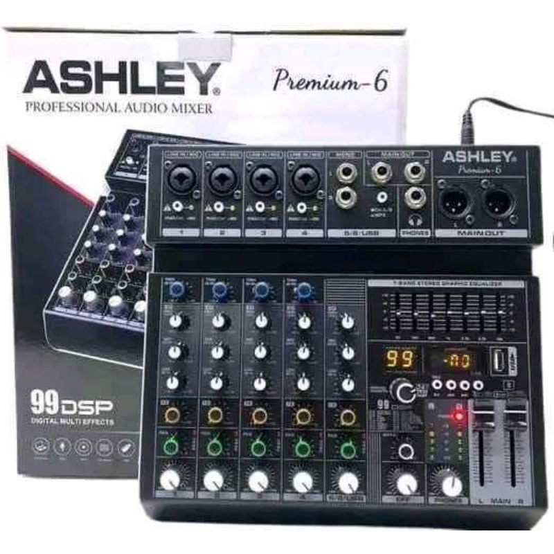 mixer ashley premium6 new efek digital 99dsp