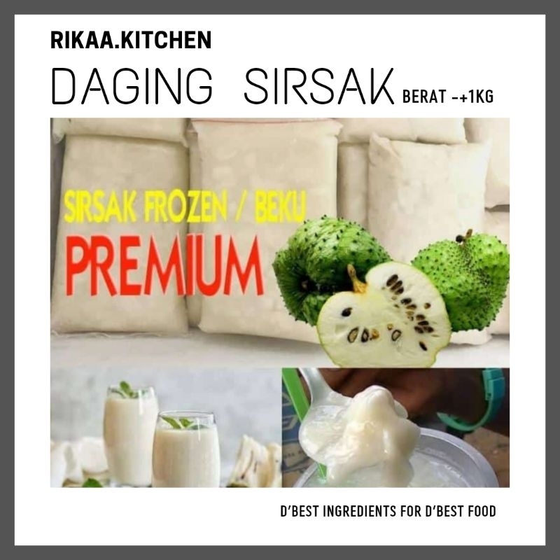 

SIRSAK FROZEN / DAGING SIRSAK BEKU 1KG
