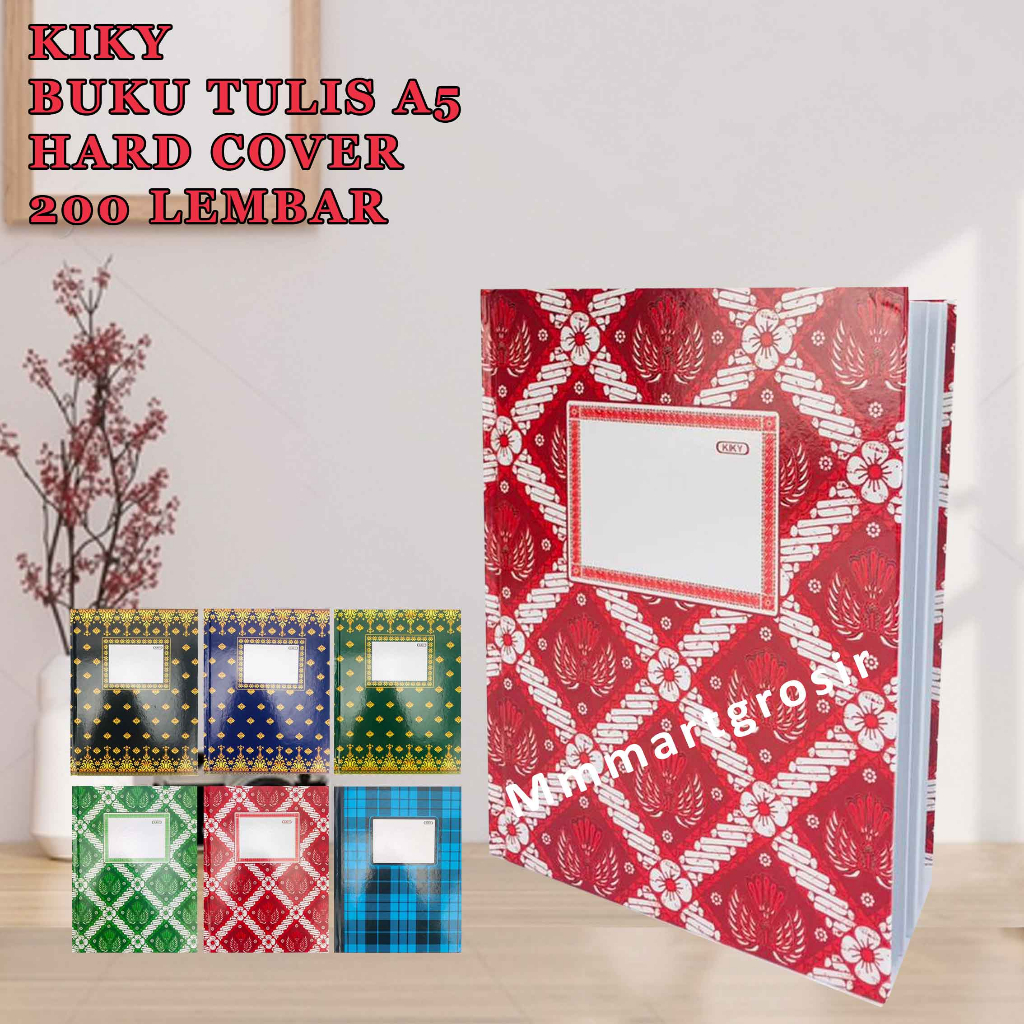 

Kiky / Buku Tulis A5 / Hard Cover / 200 Lembar