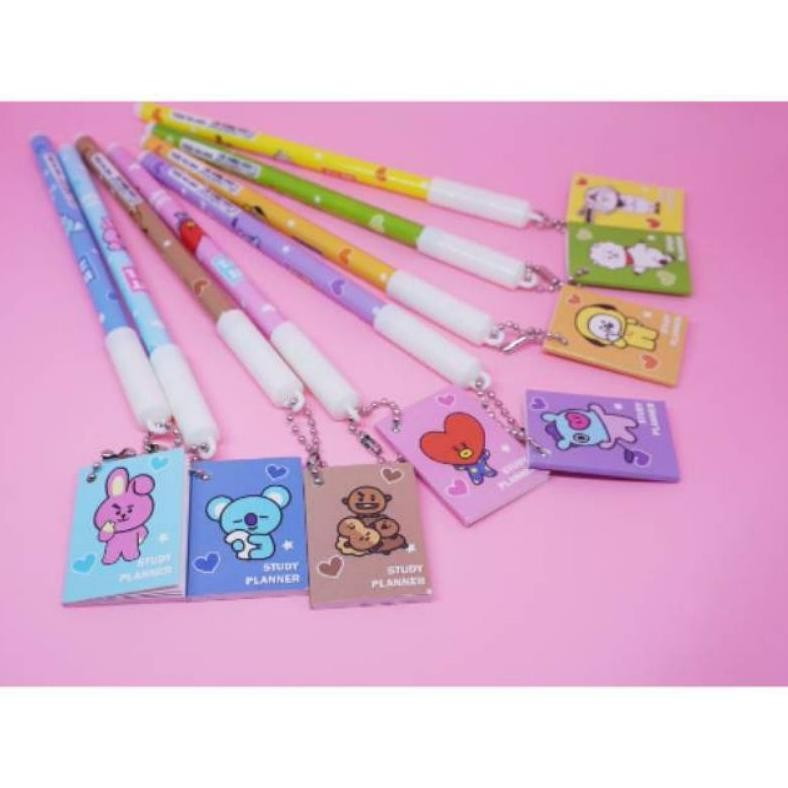 

PULPEN GEL BTS BT21 GANTUNGAN BUKU