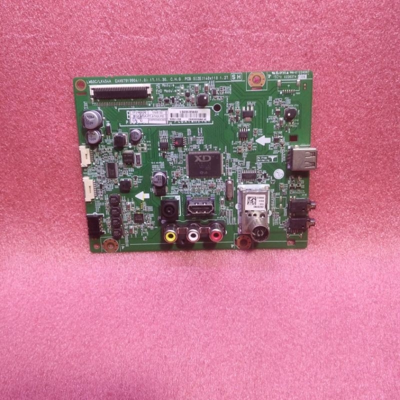 LG 24TL520A MAINBOARD - MESIN TV - MOTHERBOARD - MB TV LED LG 24TL520A