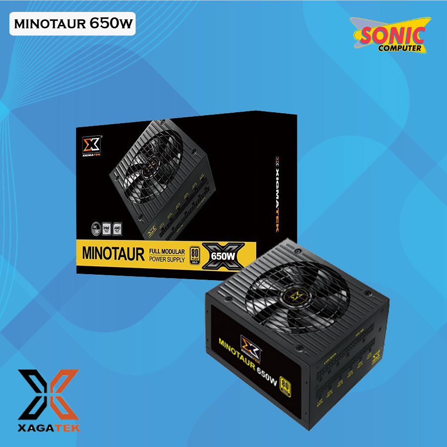 XIGMATEK MINOTAUR 650W - 650Watt XAGATEK MINOTAUR 650WATT |80Plus Gold|Full Modular