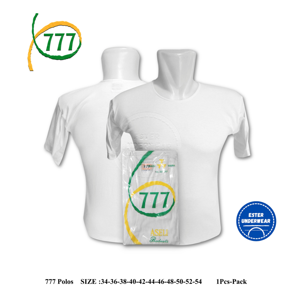 KAOS OBLONG PRIA 777 POLOS |O777 ISI 1 Pcs BAHAN KATUN