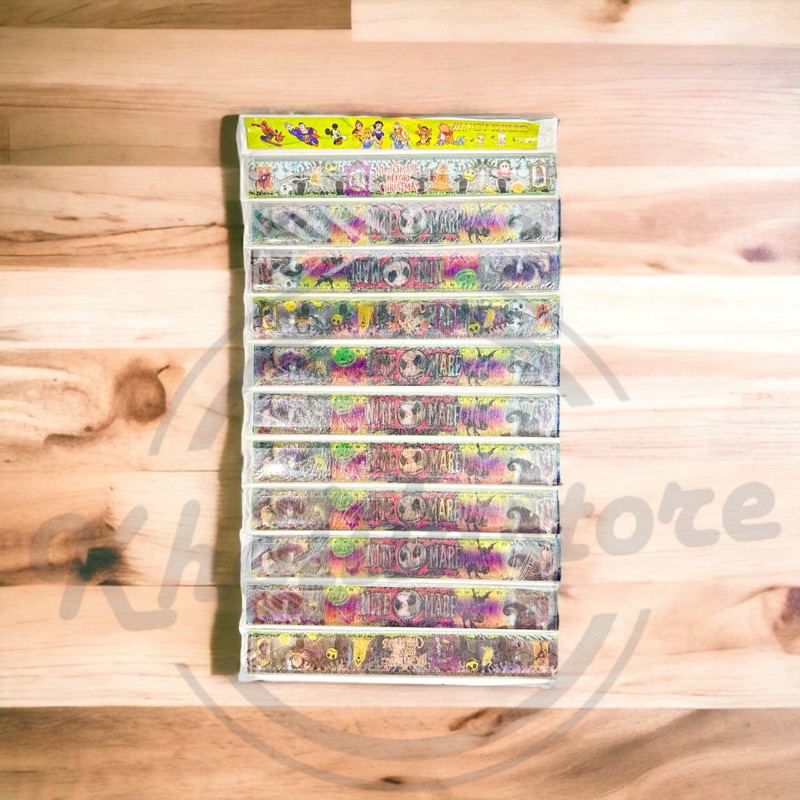 

(36 pcs) Penggaris Plastik Rentengan Motif Karakter 30cm