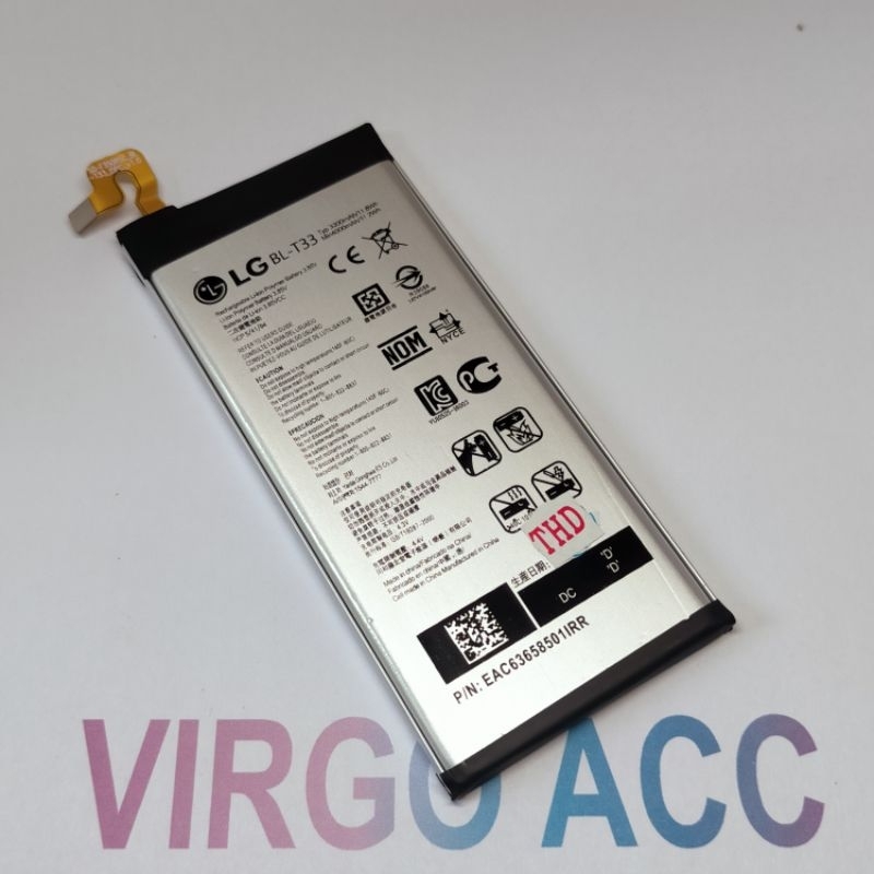 Baterai Batre Battery LG BL-T33 / LG Q6 Q-6 Battery Hp