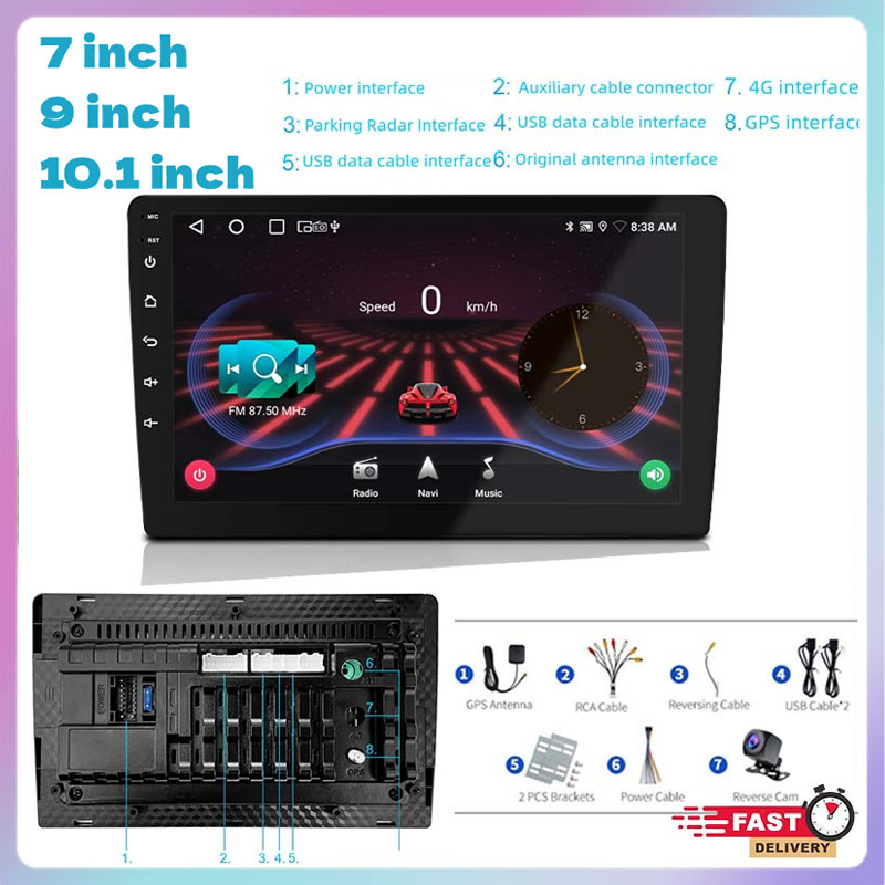 2GB Head Unit Android 7 Inch Head Unit Android 9 Inch Head Unit Android 10 Inch Head Unit Android 12