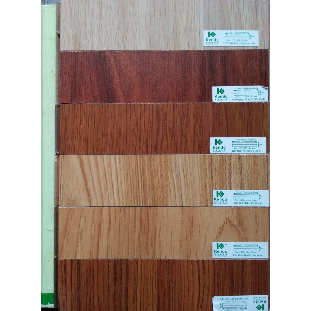 Lantai Kayu Laminated Parquet Kendo Tebal 8,3mm