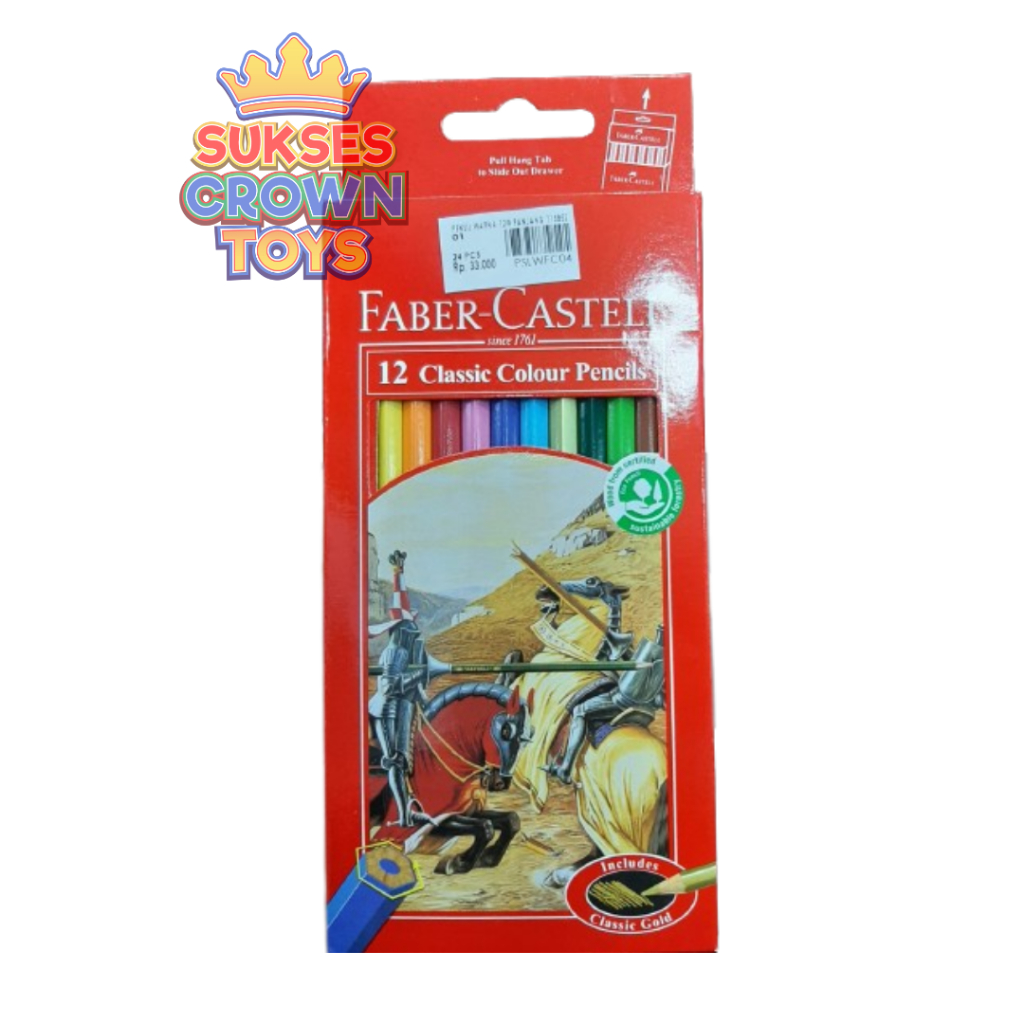 

Pensil Warna Faber Castell Panjang isi 12 / Faber Castell 12 Mataram