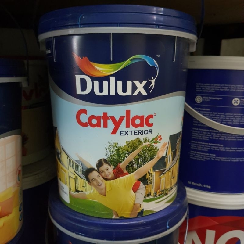 Cat Dulux Catylac exterior 25 kg warna putih / tembok dinding luar eksterior