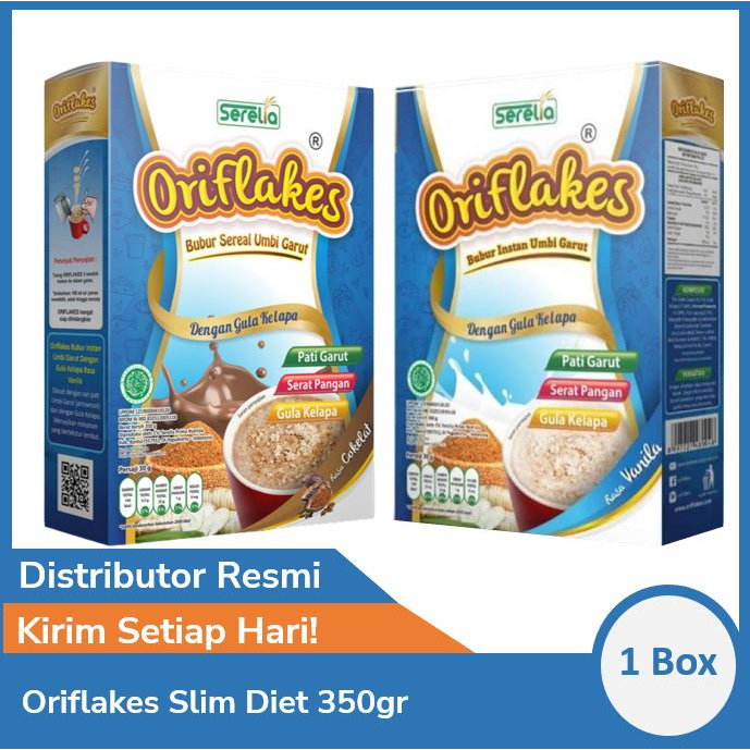 

Oriflakes Slim Diet 350 gr Sereal Umbi Solusi Gerd Maag Asam Lambung