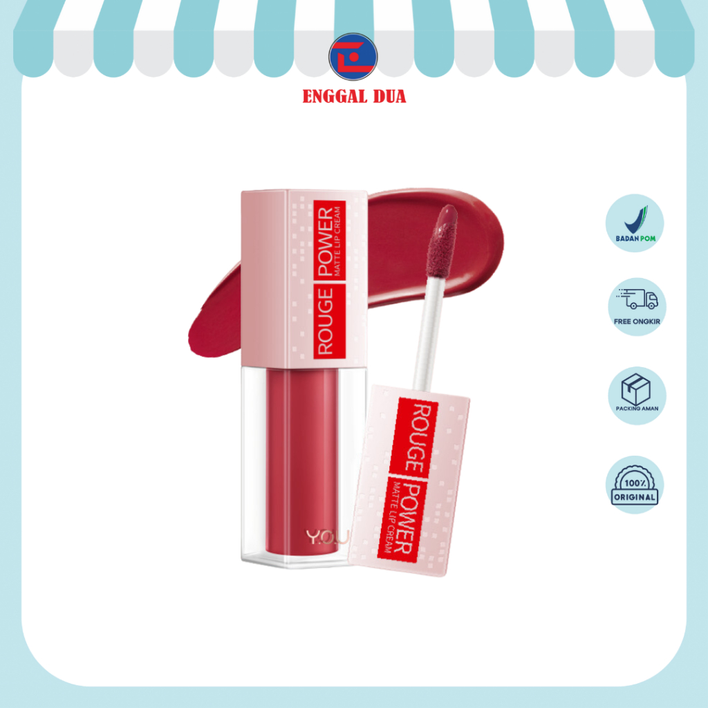 YOU Rouge Power Matte Lip Cream Lipstik