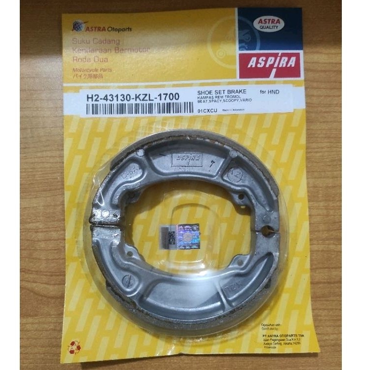 Kampas rem tromol Vario KZL Aspira