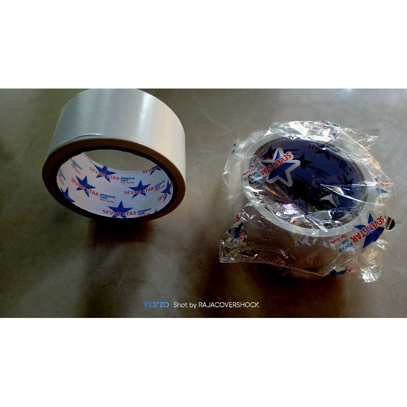 

Isolasi double tape STAR / SEVENSTAR 2 inch /48 mm × 10m