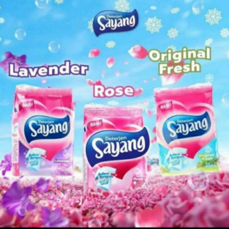 Detergen Bubuk Sayang 800 gram