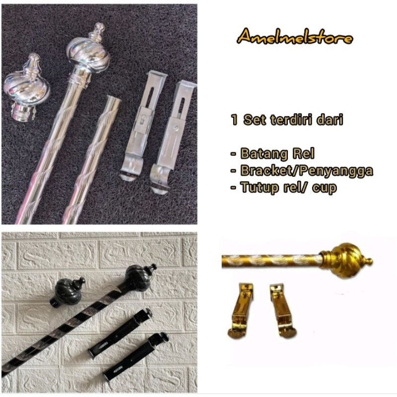 Batang Gorden set rel gorden ring gorden set  | melmelstore