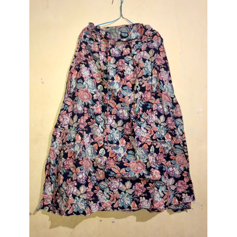 Rok Wanita motif Bunga Model Payung