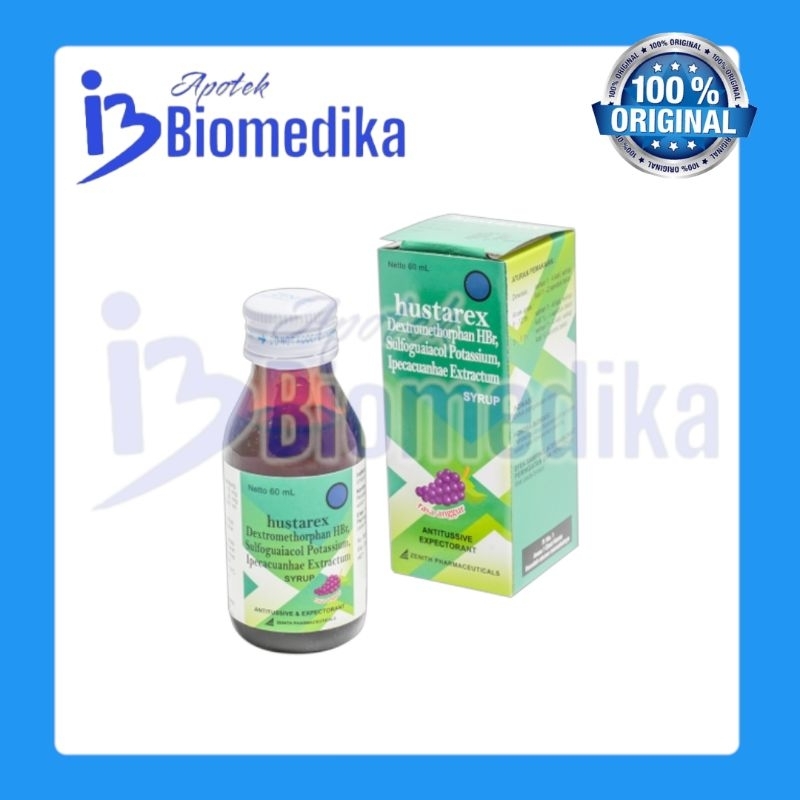 HUSTAREX SIRUP 60ML Obat batuk