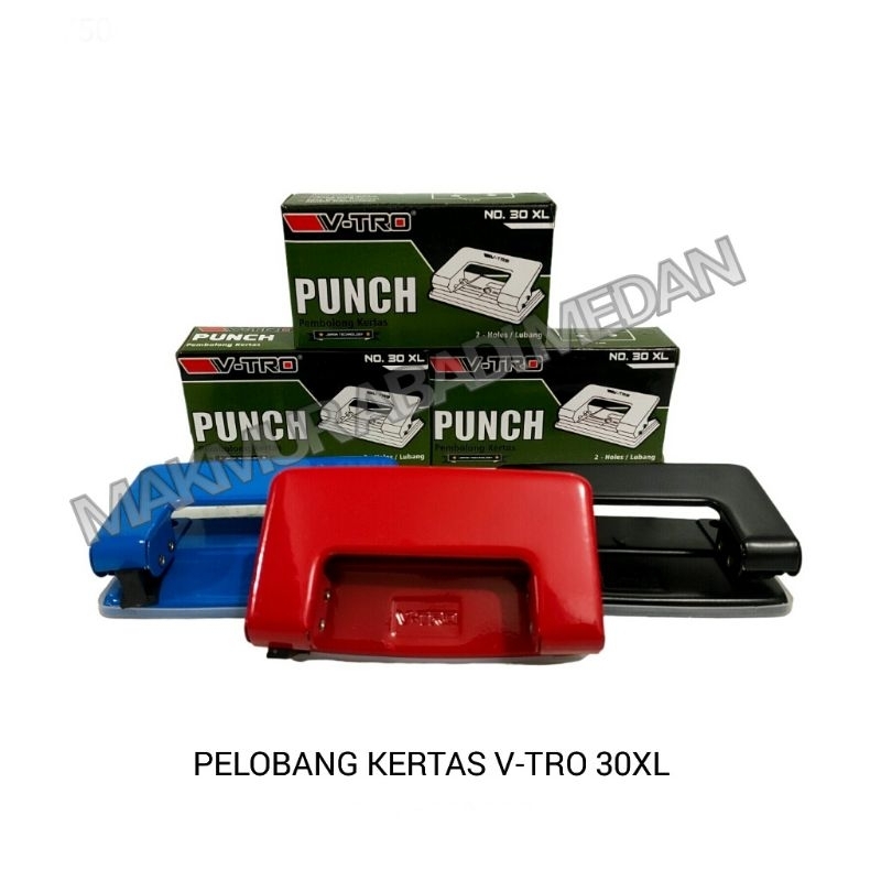 

Pelobang Kertas V-tro 30XL 40XL 85XL/Paper Punch/Pelubang Kertas/Perforator 2 Lubang/Pembolong Kertas dengan Pengukur V-tro