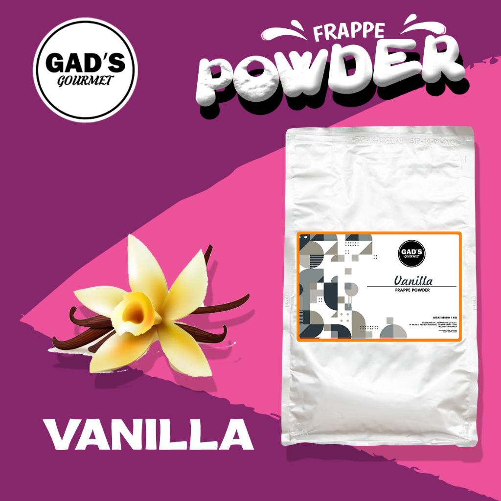 

Powder / Frappe Minuman Vanilla Gads Gourmet 1kg