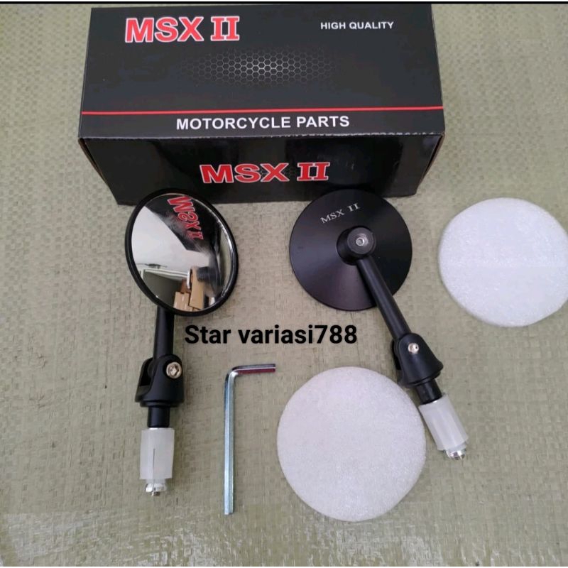 Spion jalu bulat kaca spion jalu stang lipat 1set universal motor Scoopy Vespa Beat