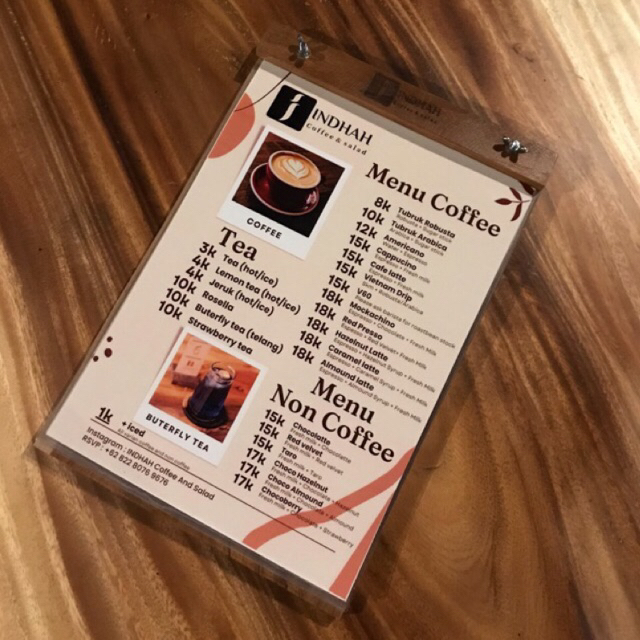 CETAK MENU CAFE RESTO/UMKM/PROFESIONAL/ELEGAN
