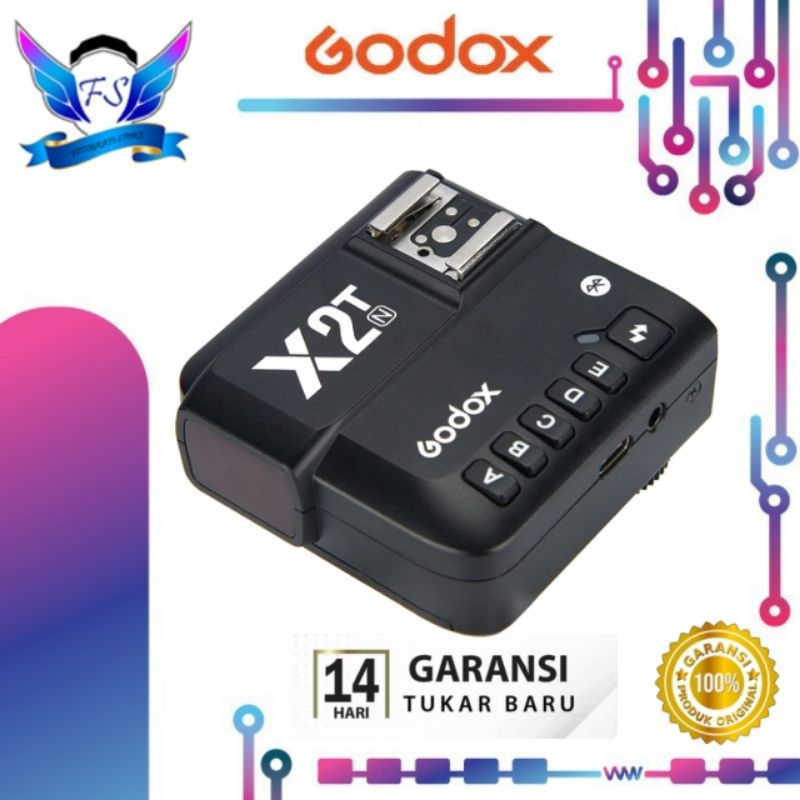 Trigger Godox X2T For Canon Nikon Fuji Sony HSS GARANSI 1 TAHUN Flash Trigger Godox
