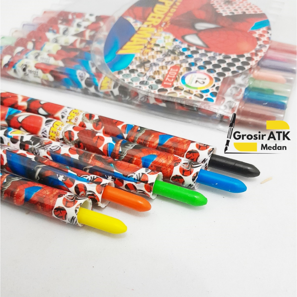 

Crayon Putar Panjang Karakter/Krayon murah/kelir/mewarnai