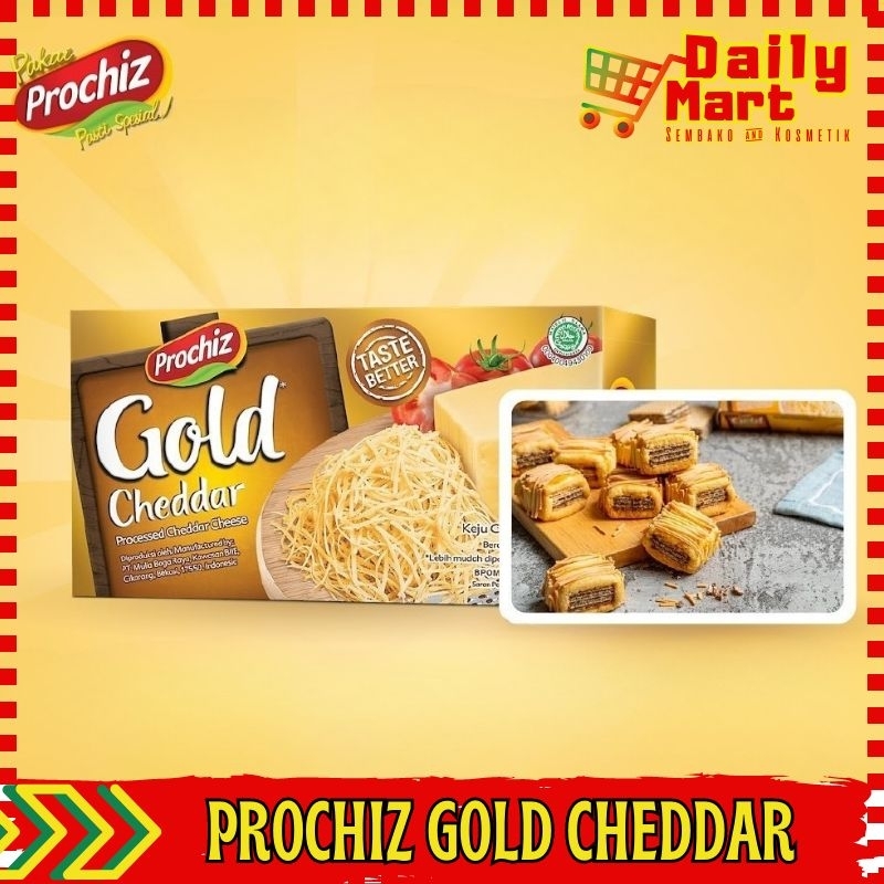 

DAIRY PRODUCT DAILYMART / KEJU PROCHIZ GOLD CHEDDAR TERMURAH DAN HEMAT