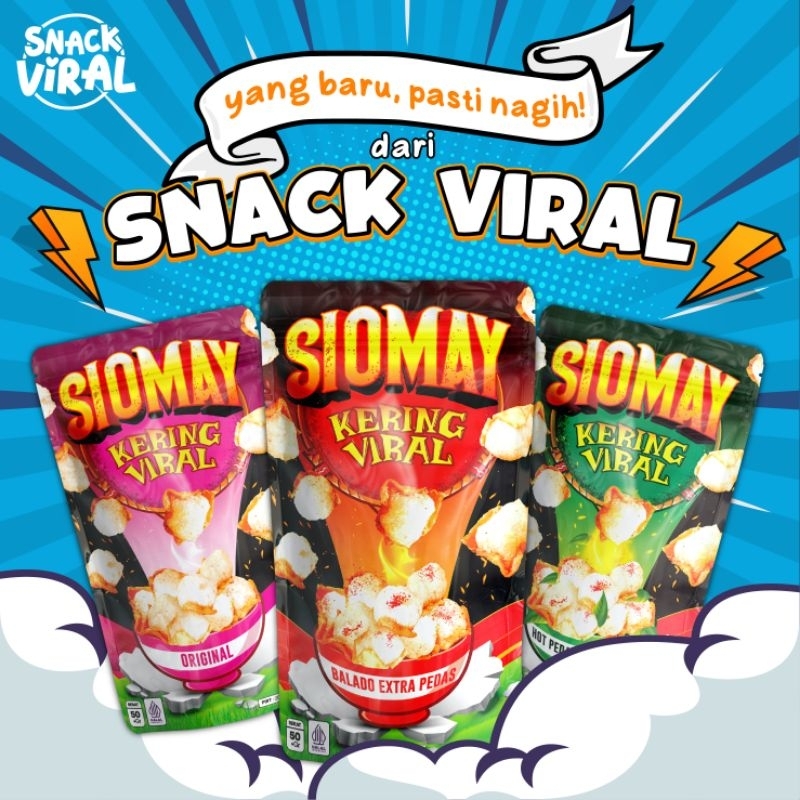 

Siomay Kering Viral 3 Rasa / Original / Balado Extra Pedas / Pedas Daun Jeruk