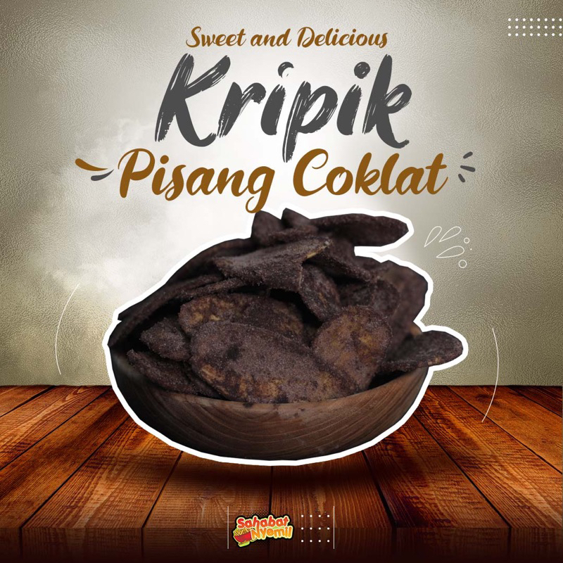 

KRIPIK PISANG COKLAT