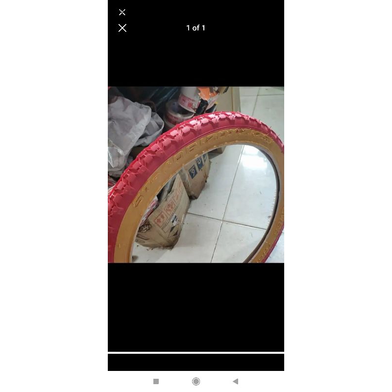 ban bmx lucky stone merah