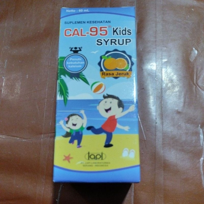 Cal 95 Kids Sirup 60ml/Suplemen Kesehatan Kalsium anak